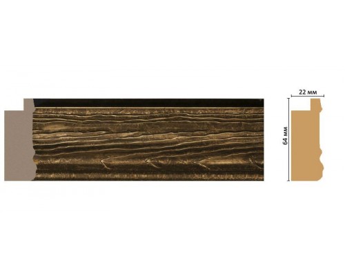 Багет DECOMASTER FM14-1 (64*22*2850мм) Багет DECOMASTER FM14-1 (64*22*2850мм)