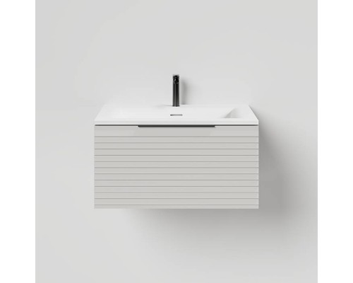 Salini Touch Тумба подвесная 60х50х32см., с раковиной, 1 ящик, гор. фрез., цвет: Сreamy. T600H1CON206