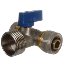 Шаровой кран TeRma 30230 16x3/4" НРx16, для стиральной машины, ручка флажок