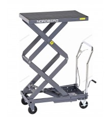 Стол подъемный гидравлический, 300 кг, двойные ножницы, серый NORDBERG N3T301G