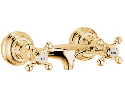 Kludi 51 610 4520 1926 Смеситель для душа, кер. 180° (золото) 516104520