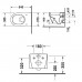 Duravit Starck 2 Унитаз подвесной 54х37см, с креплением, цвет: белый. 2534090000