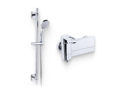 Душевой комплект Смеситель IDDIS Slide SLISB00i02WA + Гарнитур Bild BIL3F65i16