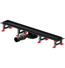 Душевой трап (лоток) AM.PM MasterFlow Tile 70 см, черный матовый