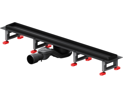 Душевой трап (лоток) AM.PM MasterFlow Tile 70 см, черный матовый