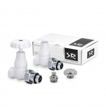 Комплект SR Rubinetterie серия Floral Old Style 1/2 прямой цвет белый K338-1500VC0A