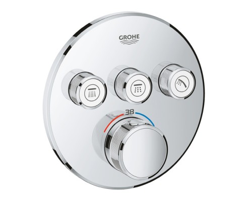 Grohe 29 121 000 Grohtherm SmartControl Термостат для 3х потребителей (внешняя монт. часть) 29121000Gr