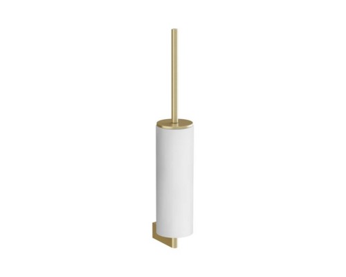 Gessi Origini Туалетный ёршик, подвесной, цвет: белый/Brushed Brass PVD. 66419#727 Gessi Origini Туалетный ёршик, подвесной, цвет: белый/Brushed Brass PVD. 66419#727