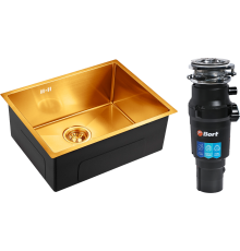 Комплект Мойка Emar PVD + Измельчитель Bort Titan 7000