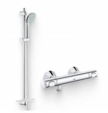 Душевой комплект Термостат Grohe Grohtherm 34793000 для душа + Гарнитур Euphoria 110 Champagne 27227001