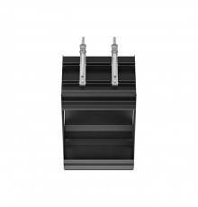 Gessi Binario Профиль линейный 250 мм, для 1 модуля, установка Shift-Fix, цвет: Black XL. 61002#299