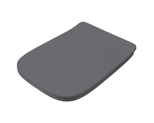 Artceram A16 Крышка с сиденьем Slim для унитаза, механизм soft-close, цвет blu denim/хром. ASA001 37 71 Artceram A16 Крышка с сиденьем Slim для унитаза, механизм soft-close, цвет blu denim/хром. ASA001 37 71