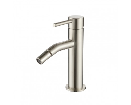 AQM6216BN Siena Смеситель для биде, гладкий, подводка ½ никель шлифованный AQM6216BN