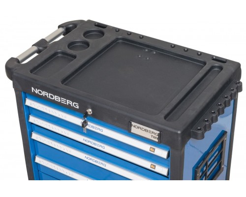 Тележка инструментальная, 6 выдвижных ящиков, синяя NORDBERG T6N(B)