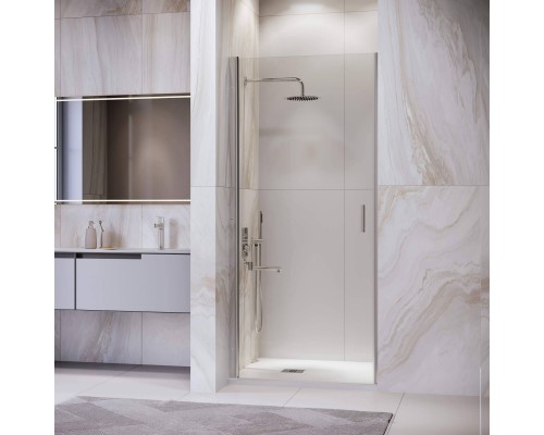 Душевая дверь в нишу RGW Leipzig LE-003 700х1950 профиль хром, стекло прозрачное