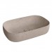 Kerama Marazzi Magica Раковина накладная, 64.5х42см., без отв., цвет: бежевый камень. MA.wb.65\STB