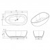 Knief EGG Shape Ванна отдельностоящая 170x85x54см., из полимерного материала, цвет: Pyrit # 030. 70002030