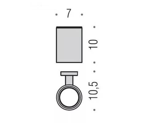 Colombo Plus Стакан подвесной, цвет: PVD графит матовый. W4902.GM Colombo Plus Стакан подвесной, цвет: PVD графит матовый. W4902.GM