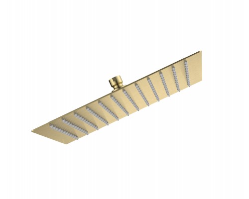 AQM8607BG Верхний душ 300х300мм, нерж. сталь, золото шлифованное AQM8607BG