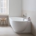 Duravit Luv Ванна из минерального литья 180x95см, цвет белый, пристенный вариант панели, с ножками., цвет: белый. 700433000000000,  792208000001000