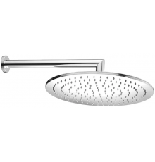 CISAL Shower Верхний душ D400 мм с настенным держателем L400 мм, цвет: хром. DS01361021