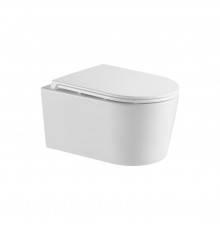 AQM2017PRO max Унитаз подвесной сиденье SoftClose, технология Invisible, скрыт крепеж. 570х400х355мм AQM2017PRO