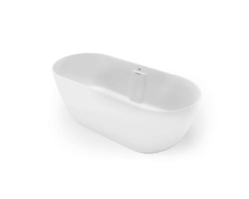 Jacuzzi Moorea Ванна отдельностоящая из акрила 170x75x60.5см, слив-перелив, сифон, регулир.ножки, цвет: белый матовый. MRA00000000