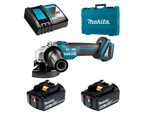 Машина шлифовальная угловая аккумуляторная Makita DGA506RME Машина шлифовальная угловая аккумуляторная Makita DGA506RME