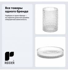 Набор Стакан Ridder Sherine 2166100 прозрачный + Мыльница 2166300 прозрачная