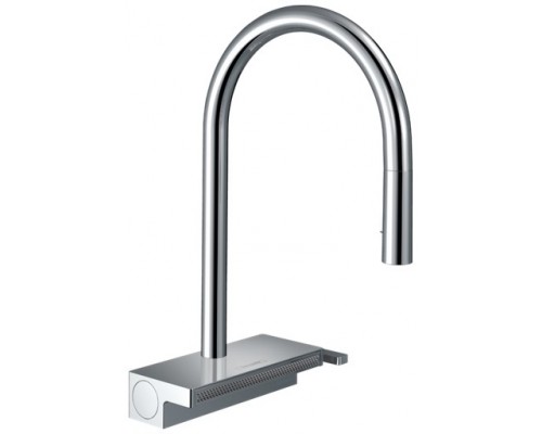 HG 73 831 000 Aquno Select M81 Смеситель для кухни 165 мм, 3 реж., выдвижной ∩ излив, sBox