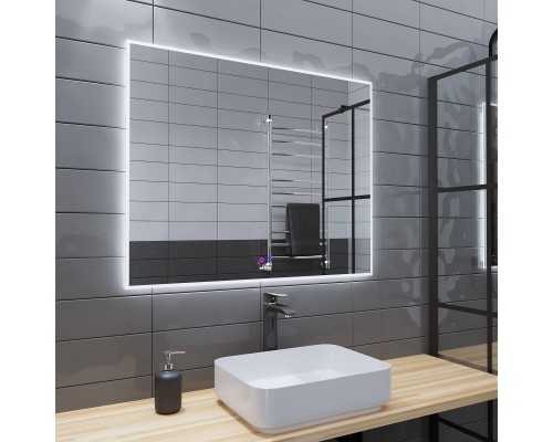 Зеркало Grossman Pragma-норма 100 с подсветкой, с антизапотевателем