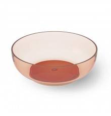 Dea Design Round Ванна 150x150x52см., отдельностоящая, Glasstek, прозрачная смола, цвет: brown copper. DD8610 1500 R9