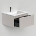 Salini Touch Тумба подвесная 60х50х32см., с раковиной, 1 ящик, гор. фрез., цвет: Grey. T600H1GON205