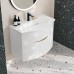 Kerama Marazzi Riva Тумба подвесная 80см, с раковиной, цвет: белый матовый. RV.wb.80,  RV.80\WHT.M