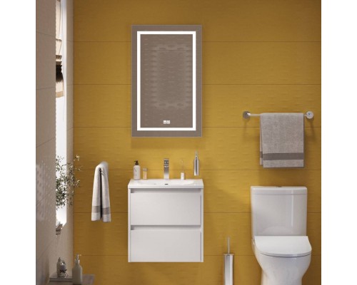 Мебель для ванной комнаты BelBagno Kraft 39 50 bianco opaco, раковина BB-8099-3-50 Мебель для ванной комнаты BelBagno Kraft 39 50 bianco opaco, раковина BB-8099-3-50
