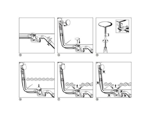 Bette Multiplex Слив-перелив  M5, удлиненный, цвет: белый. B603-000bi