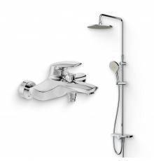 Душевой комплект Смеситель AM.PM Bliss L F5310032 + Стойка Like F0780200