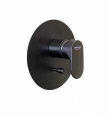 Kerama Marazzi Ole Смеситель для душа, встраиваемый, с переключателем на 2 источника, цвет: черный матовый. 69470EKM.01.093