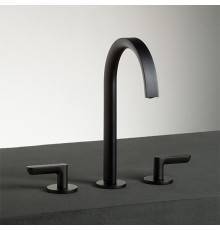 Fantini Icona Deco Смеситель для раковины, 3 отверстия, цвет: оружейная сталь. 53 P5 R107