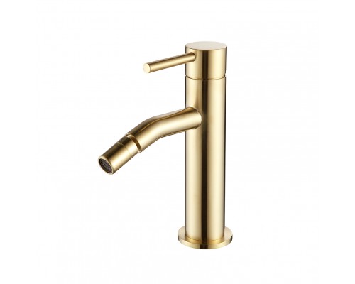 AQM6216GG Siena Смеситель для биде, гладкий, подводка ½ золото AQM6216GG