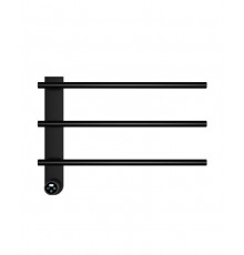 AQM3113MB Полотенцесушитель электрический 520384 c терморегуляторм, цвет: черный матовый. AQM3113MB
