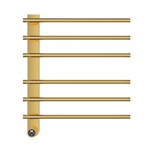 AQM3116BG Полотенцесушитель электрический 520624 c терморегуляторм, цвет: золото шлифованное. AQM3116BG