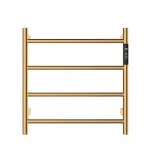 AQM3124BG Полотенцесушитель электрический 475474 c терморегуляторм, цвет: золото шлифованное. AQM3124BG