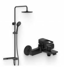 Душевой комплект Смеситель IDDIS Bild BILBL00i02WA + Стойка Ray RAYMS3Fi76
