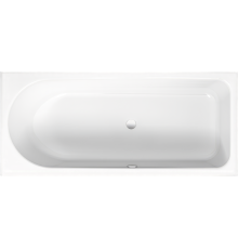 Стальная ванна Bette BetteOcean Plus 180x80 см, с ножками, перелив спереди, с самоочищающимся покрытием, с шумоизоляцией