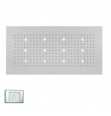 BOSSINI DREAM-XL RECTANGULAR Верхний душ 1000 x 500 мм, с 12 LED (белый), блок питания/управления, цвет: хром. WI0382.030