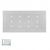 BOSSINI DREAM-XL RECTANGULAR Верхний душ 1000 x 500 мм, с 12 LED (белый), блок питания/управления, цвет: хром. WI0382.030