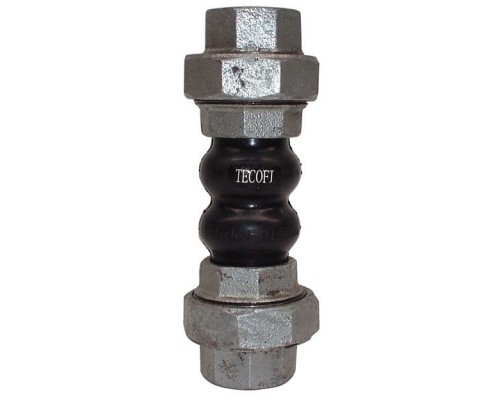 Компенсатор резиновый Tecofi DI7140N-0020 DN 3/4  PN10 bar с нейлоновым кордом  EPDM. DI7140N-0020