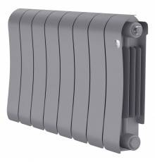 Радиатор биметаллический Royal Thermo Infinity 300 8 секций, Silver Satin