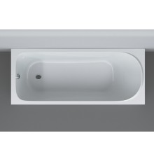 W75A-150-070W-KL Ванна акриловая 150х70 см с каркасом, со сливом-переливом